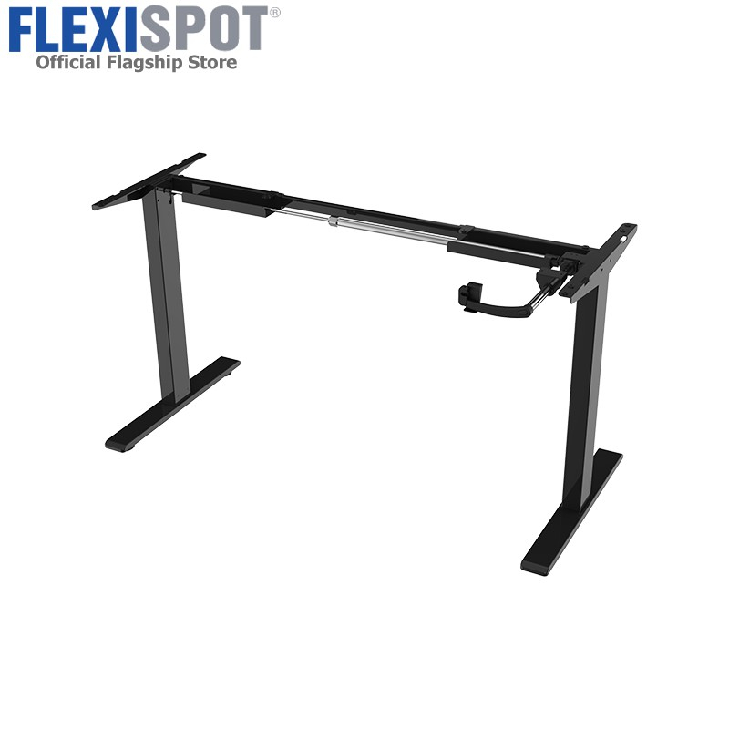 FlexiSpot H1 Manual Standing Adjustable Desk Hand Cranking Desk Frame