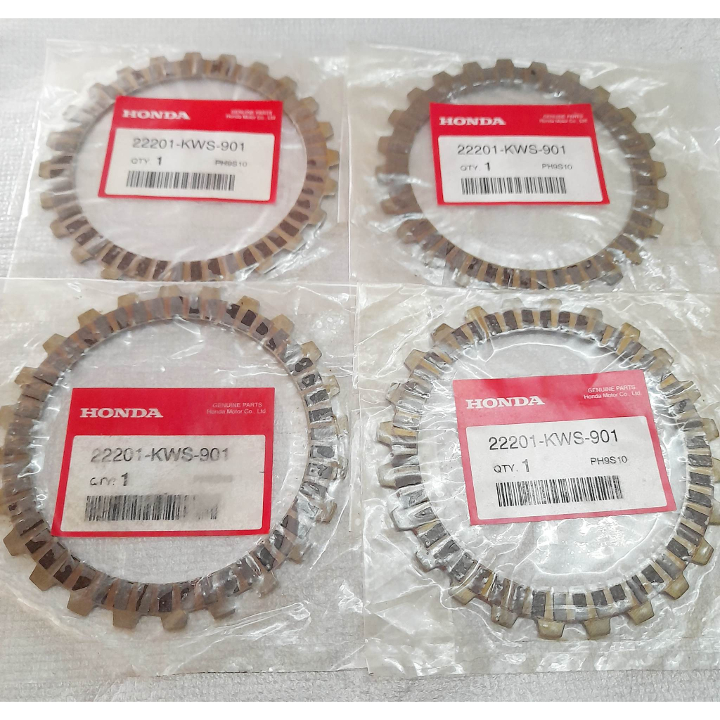 Honda Original Genuine Parts Clutch Lining Cb110 125 4PCS 22201 KWS