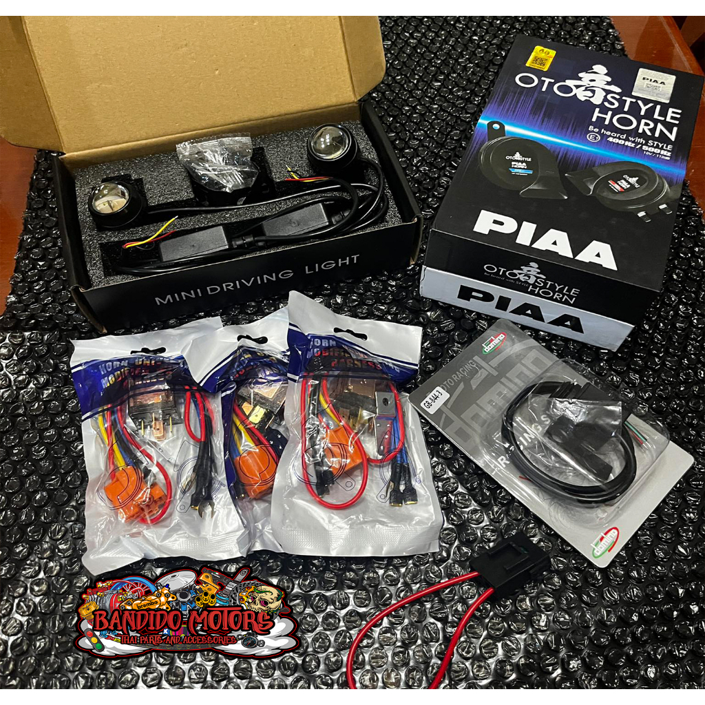 Mini Driving Lights Watts X Piaa Horn Combo Set Shopee Philippines