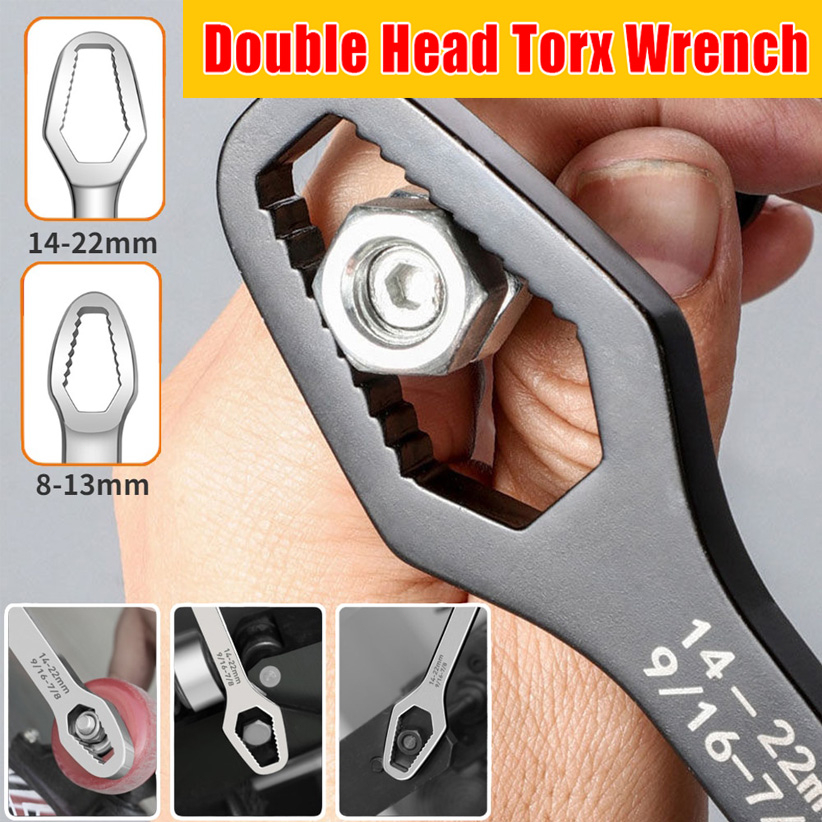 Multifunctional Torx Wrench Double Head Self Tightening Universal