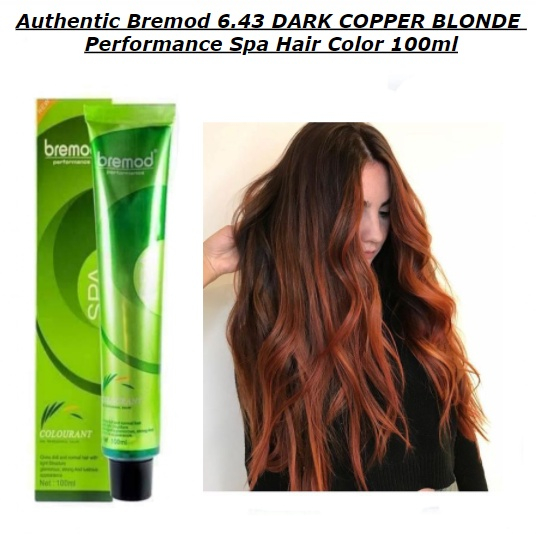 BREMOD PERFORMANCE HAIR COLOR 6 43 DARK COPPER BLOND 100ML Shopee