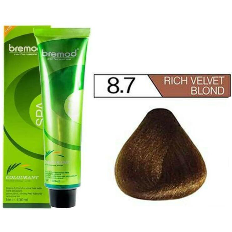 BREMOD PERFORMANCE HAIR COLOR RICH VELVET BLOND WITHOUT OXIDANT 100ML