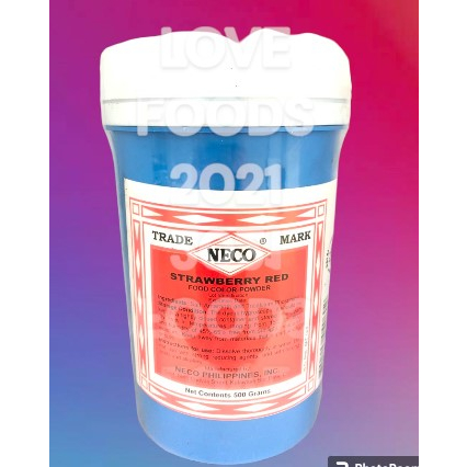 Neco Strawberry Red Gms Powder Food Color Shopee Philippines