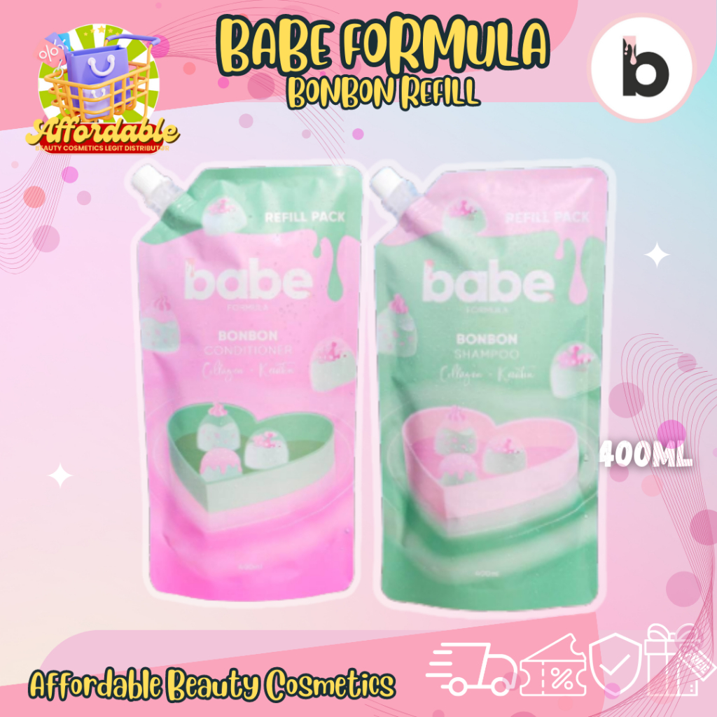 Babe Formula Bonbon Refill Pack Shampoo And Conditioner