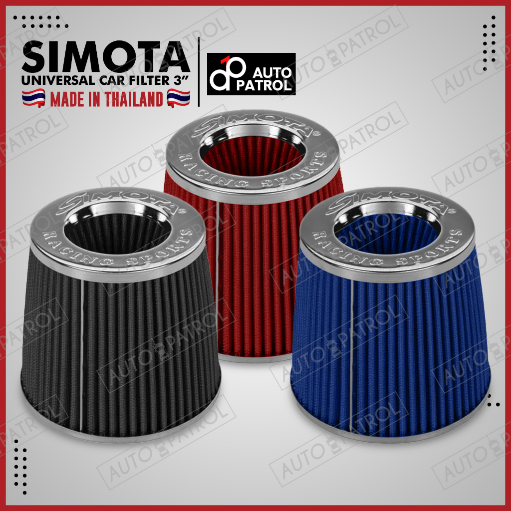 Universal Racing Car Air Filter Simota High Flow Performance Red