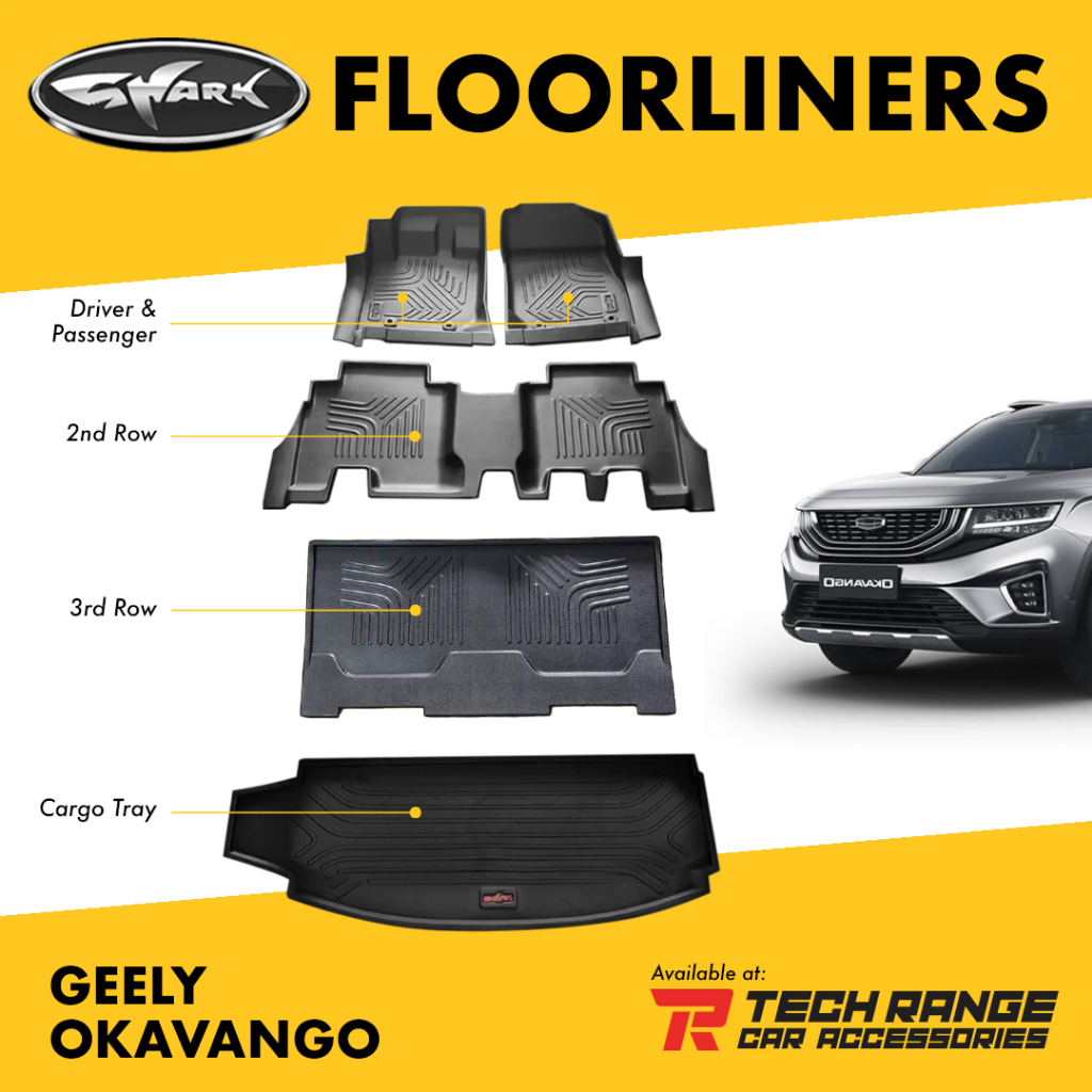 Shark Floorliner Geely Okavango Car Matting Deep Dish Matting With