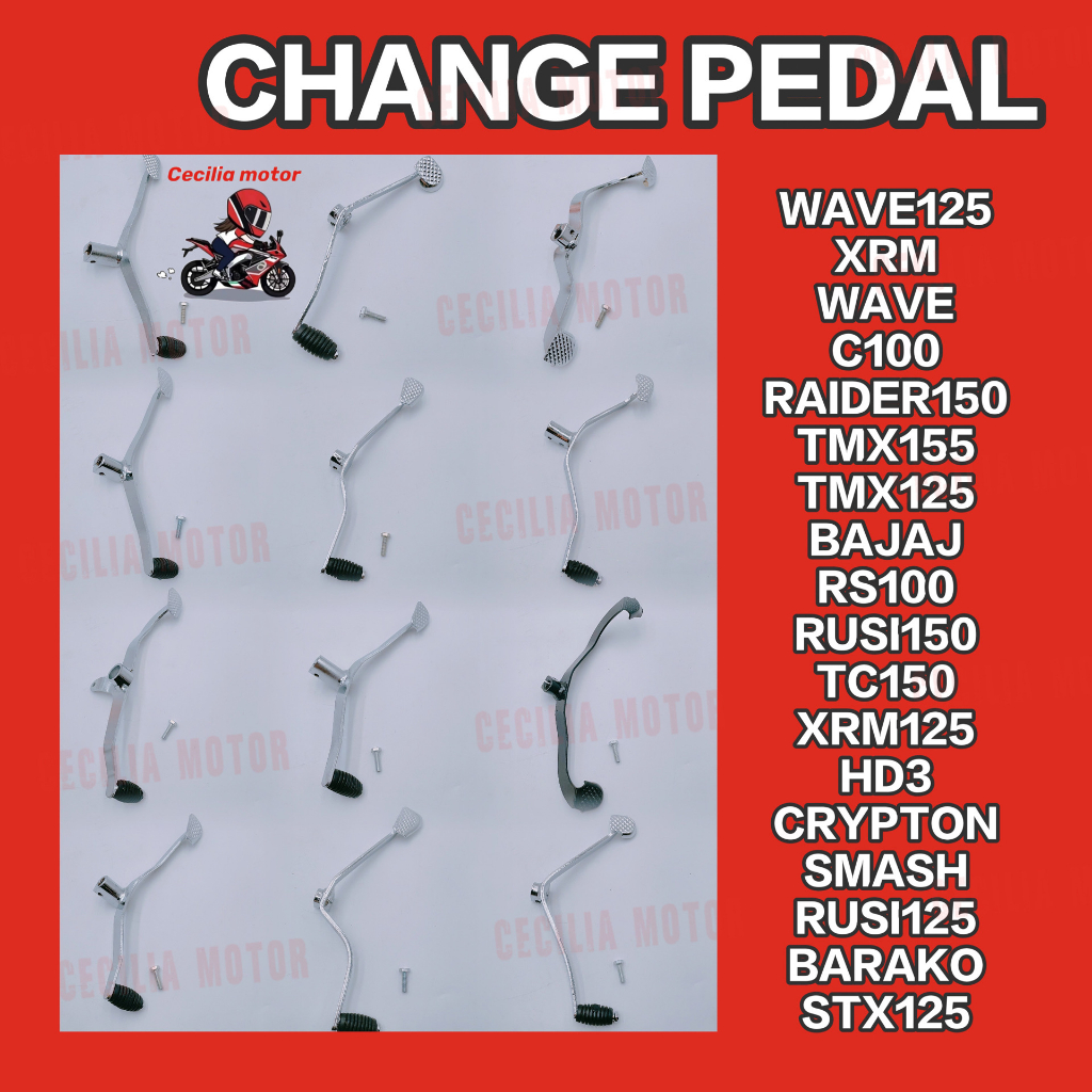 Motorcycle Parts Change Gear Pedal For Xrm Tmx Wave Raider C