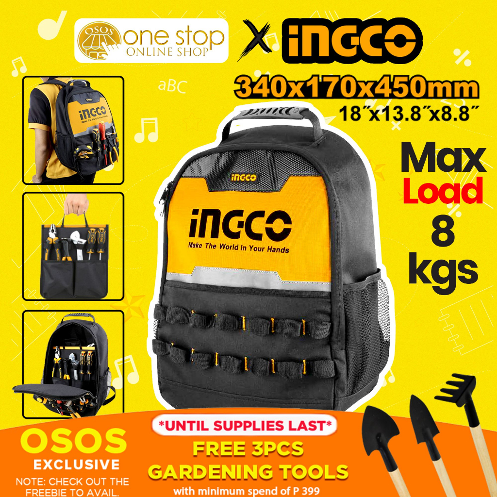 Ingco Original Tools Backpack Tool Box Tool Kit Hbp Bagpack Ingco