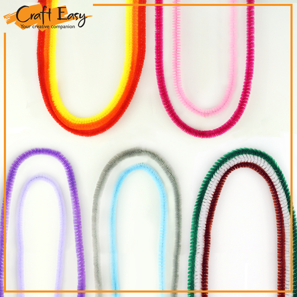 Craft Easy Fuzzy Wires Solid Color Set Assorted Colors Pcs