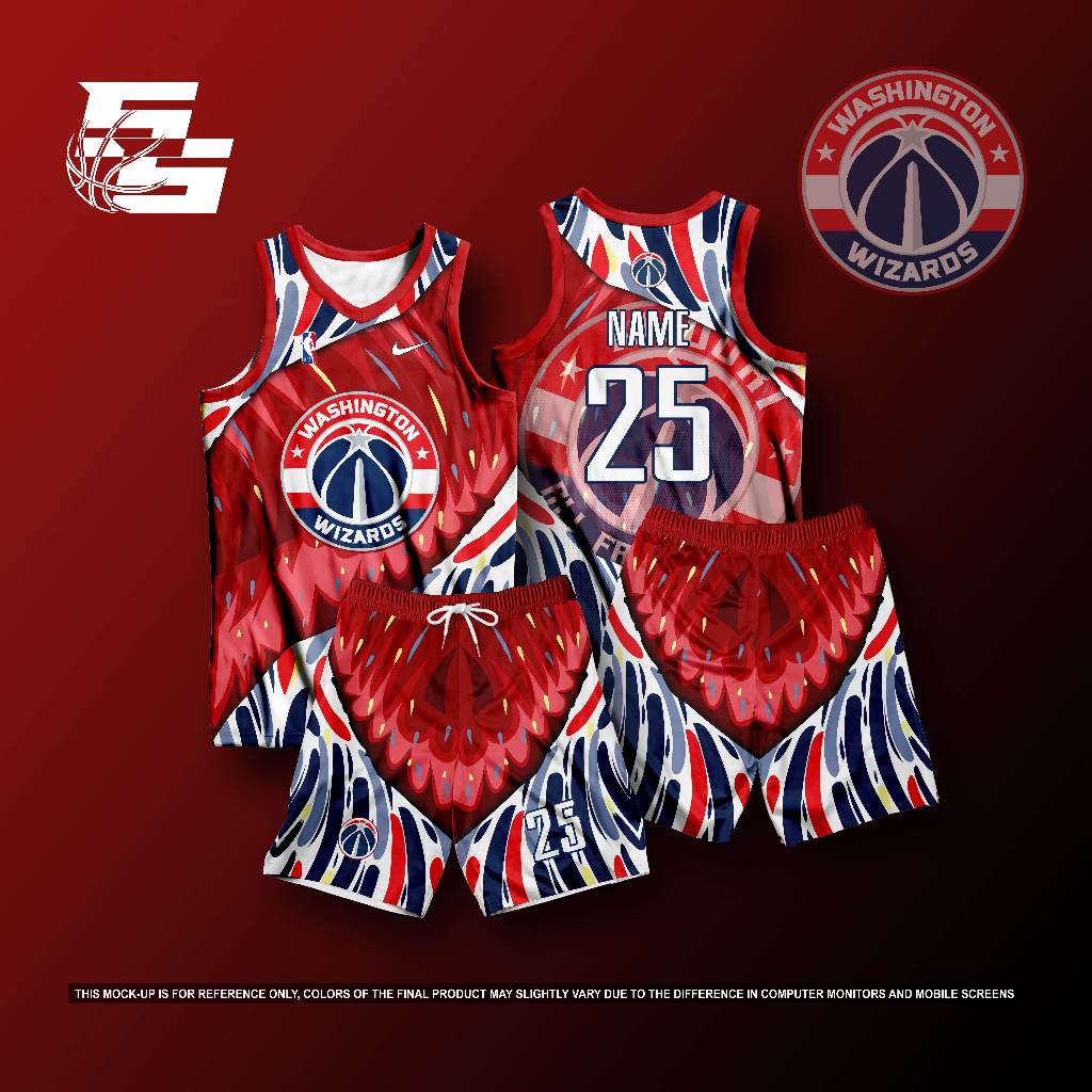 WASHINGTON CUSTOMIZED TEAM NAME NUMBER AND NAME Full Sublimation