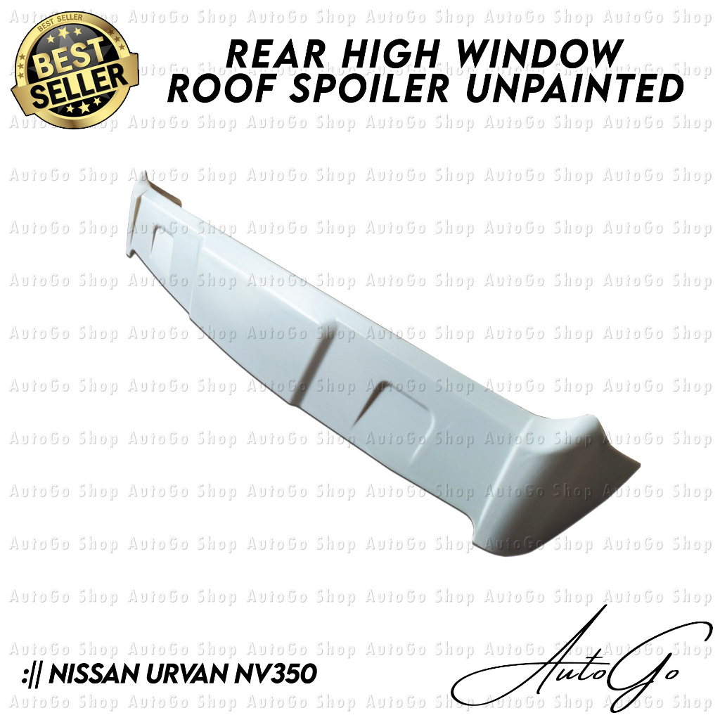 Nissan Urvan Nv Rear High Window Roof Spoiler Unpainted