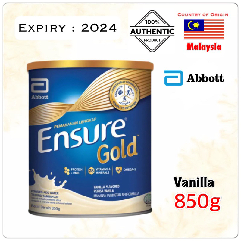 Ensure Gold HMB Vanilla 850g For Adult Shopee Philippines