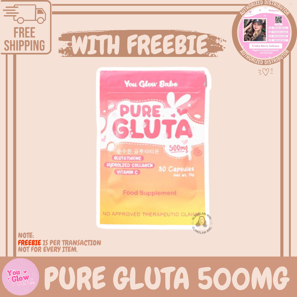 You Glow Babe Pure Gluta Mg Capsules With Freebie Shopee