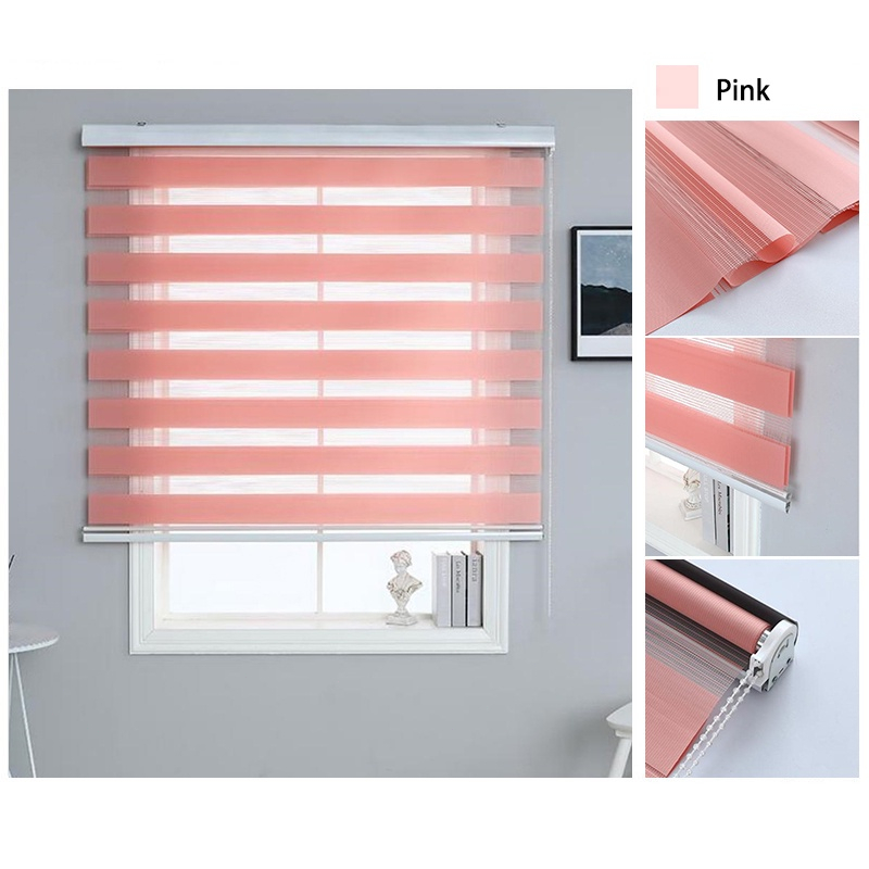 Light Grey New Korean Blinds Curtains For Windows Venetians Duo Roller