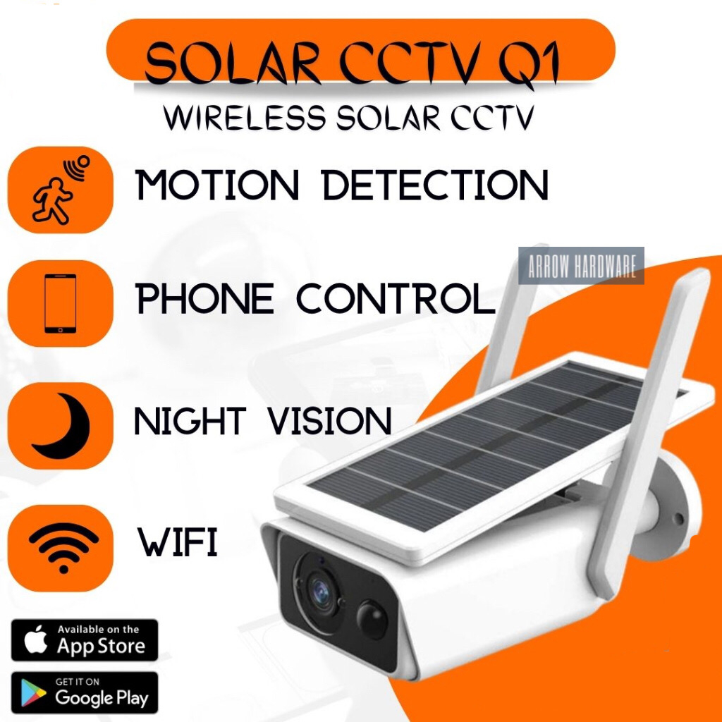 Solar Cctv Q Battery Powered Mp P Outdoor Weatherproof Wireless