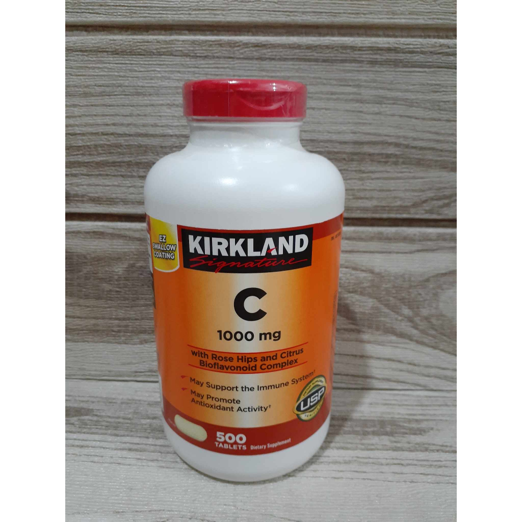 Kirkland Vitamin C 1000mg 500 Tablets Shopee Philippines