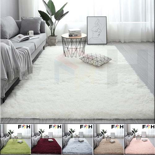 Size Fur Carpet For Bedroom Doormat Rug Super Plush Soft Antislip