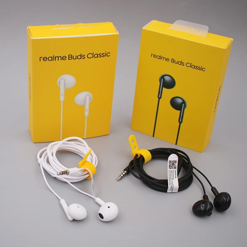 Original Realme Mm Earphone Buds Classic Half In Ear Earphones