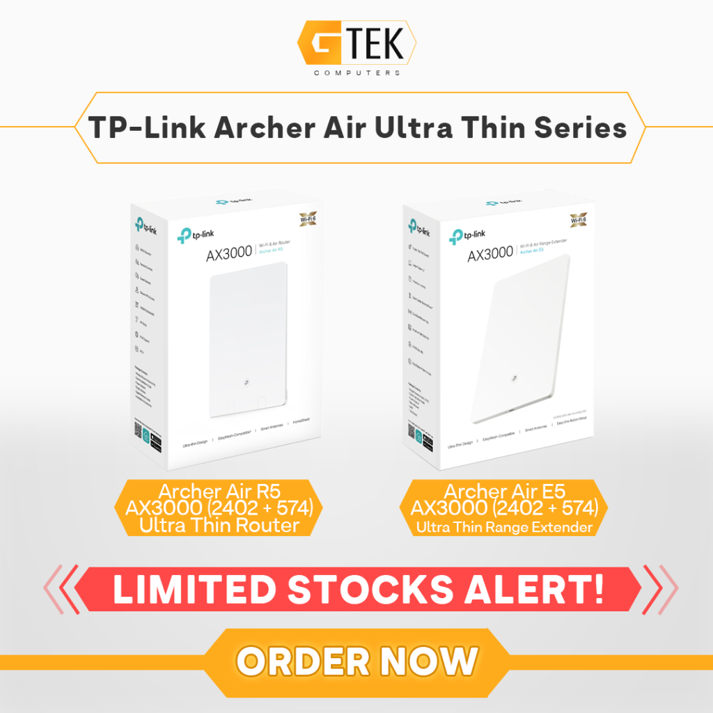 TP Link Archer Air R5 Router E5 Range Extender AX3000 Wifi 6 Ultra