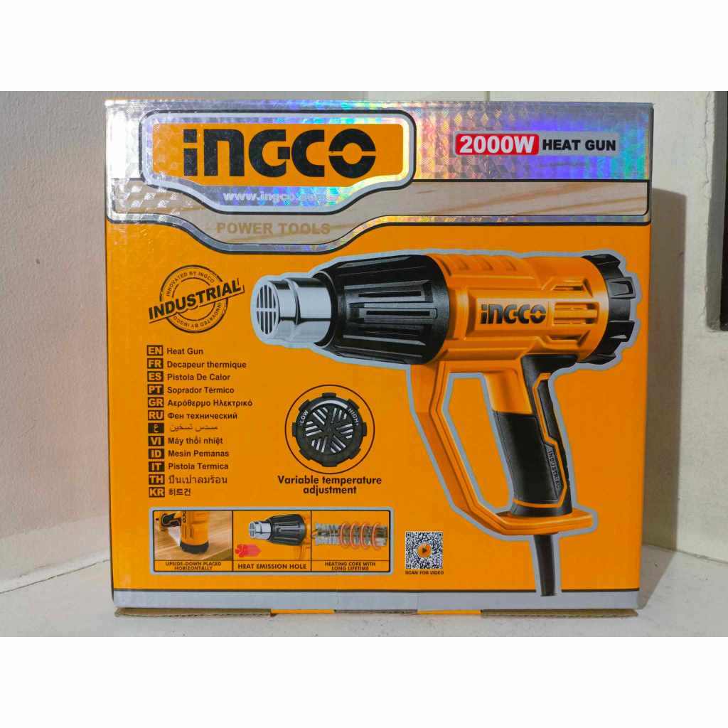 INGCO Heat Gun 2000W Variable Speed HG200047 PT MERVILLE TRUH