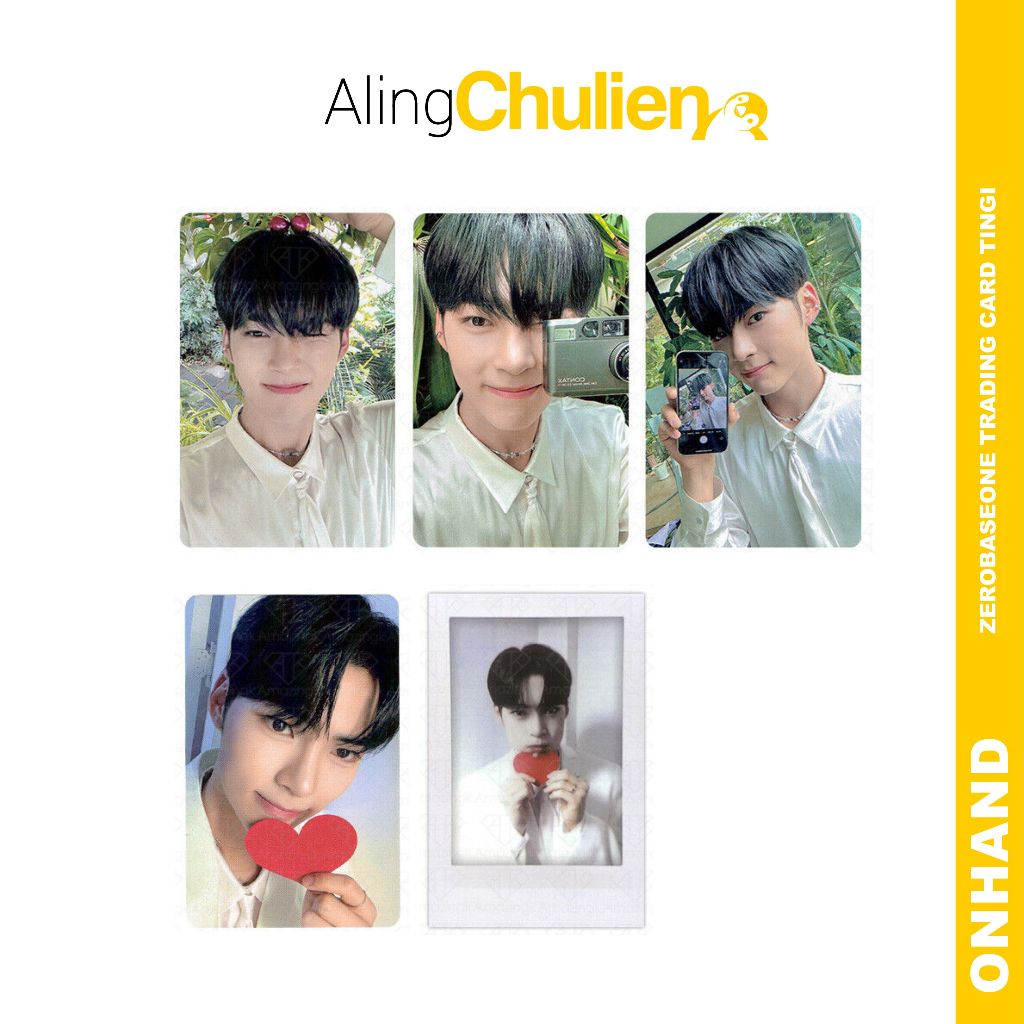 Zerobaseone ZB1 Fan Con Official Trading Card Photocard Tingi Shopee