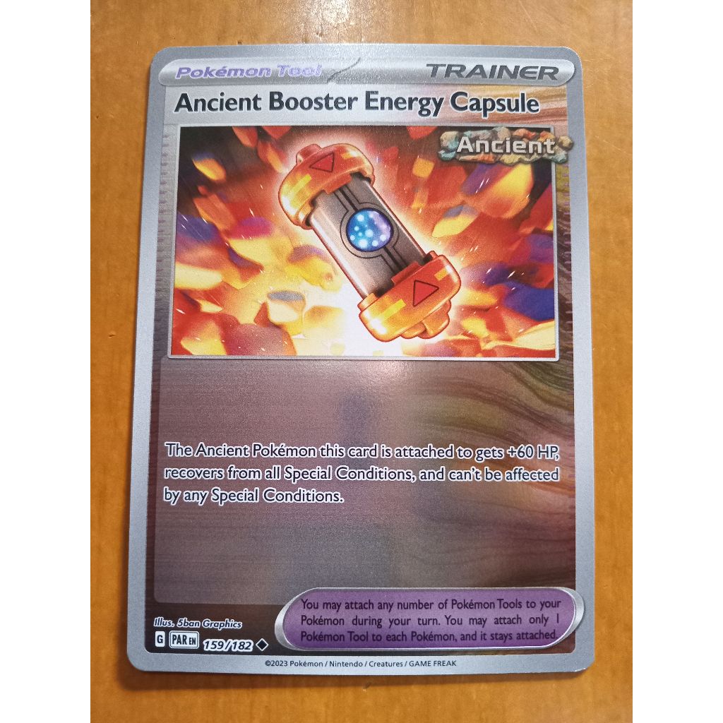 Ancient Booster Energy Capsule 159 182 Uncommon Pokemon TCG