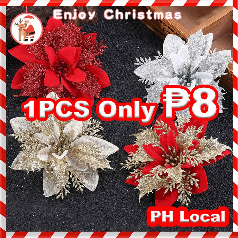 Christmas Tree Decorations Artificial Christmas Flower Merry Christmas