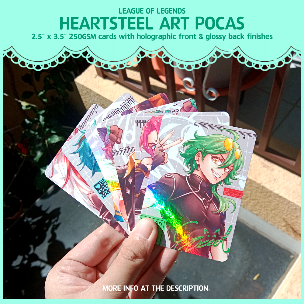 Prints By Soraille Lol Heartsteel Art Photocards Yone Aphelios Sett