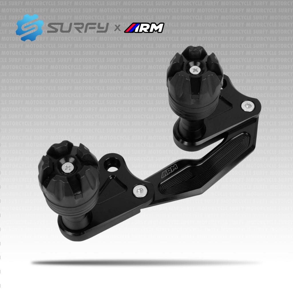 ARM Muffler Slider With Axel Cap For Nmax Aerox V1 V2 PCX 160 Heavy