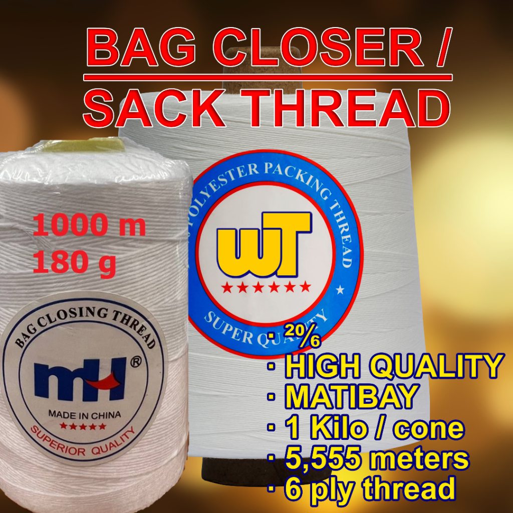 Mh Wt Sack Thread Bag Closer Thread Small Or Big G Kg Per Cone