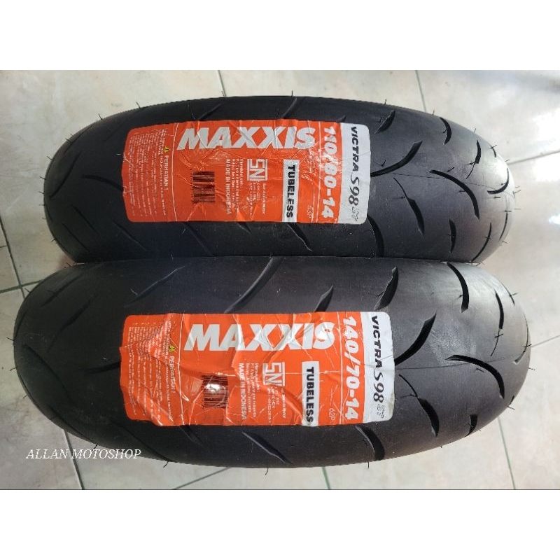 Maxxis Victra S98 Tire Aerox Nmax Adv Pcx160 Xmax Tubeles Shopee