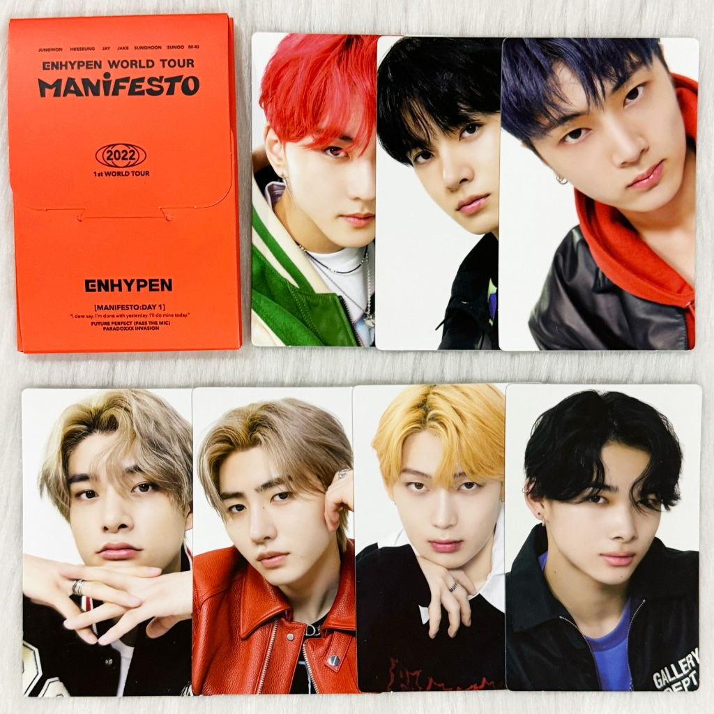 Enhypen Manifesto Day One Concert Tour Md Special Photocard Set