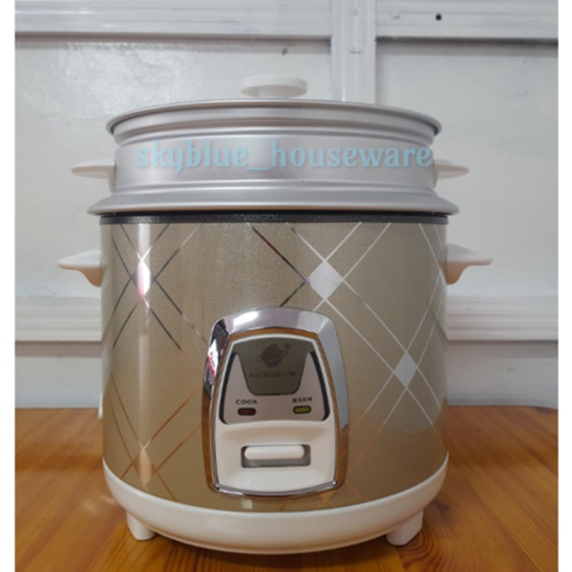 Micromatic MR 8M 1 5Liters Rice Cooker Good For 6 8 Persons Shopee