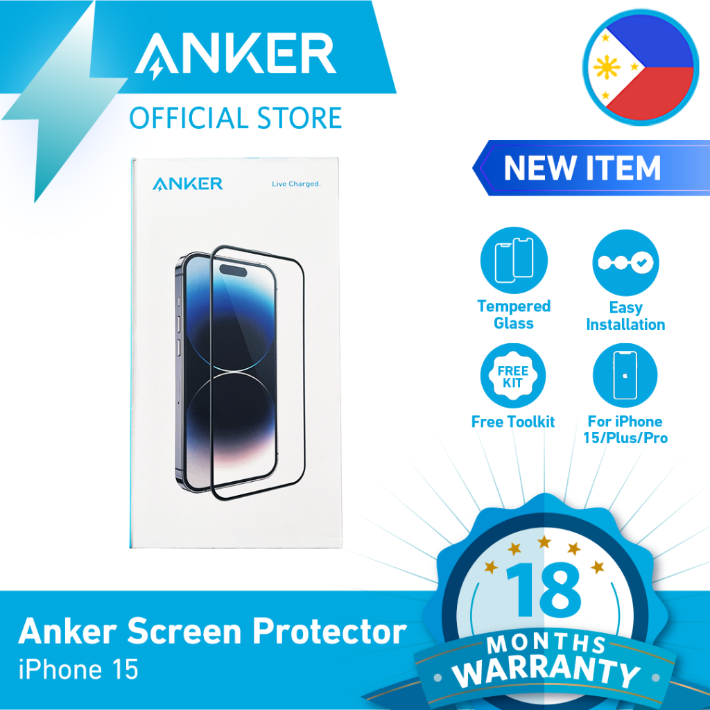 Anker Iphone Screen Protector Tempered Glass Easy Installation