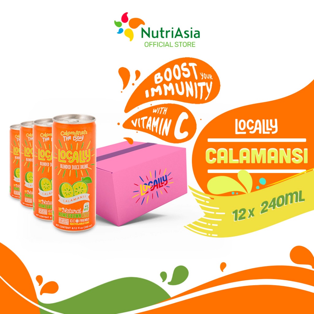 Locally Calamansi 240 Ml Bundle Of 12 Shopee Philippines