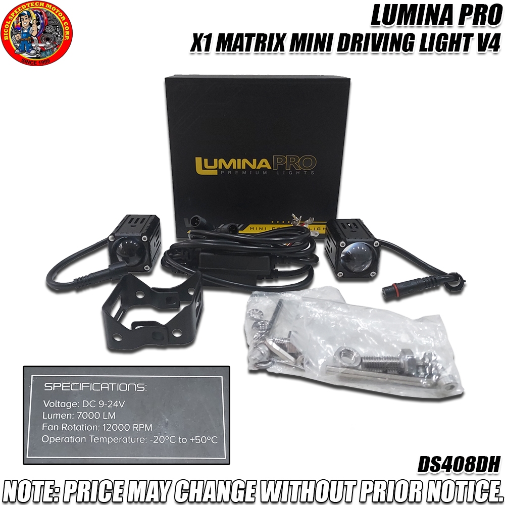 LUMINA PRO X1 MATRIX MINI DRIVING LIGHT V4 DS408DH Shopee Philippines