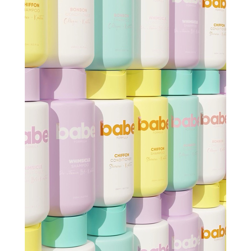 Babe Formula Shampoo Conditioner Bottle Refill Nectar Bonbon