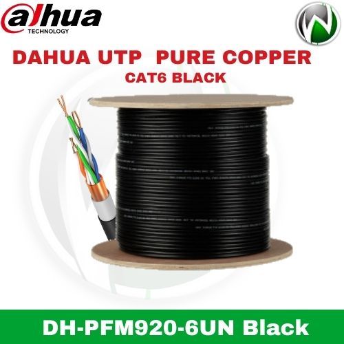 Dahua Utp Cable Pure Copper Cat Black Dh Pfm Un Shopee Philippines