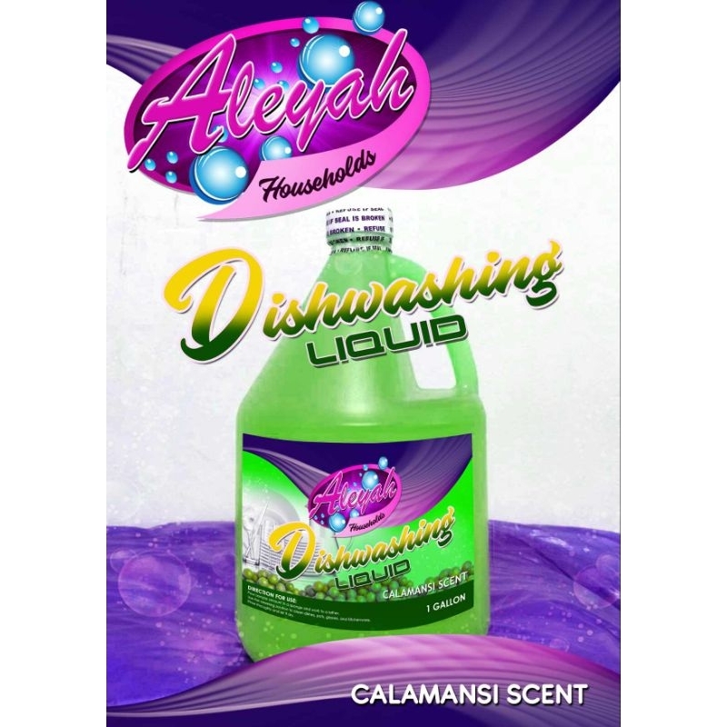 ALEYAH S DISHWASHING LIQUID CALAMANSI SCENT PREMIUM 1 GALLON TANGGAL