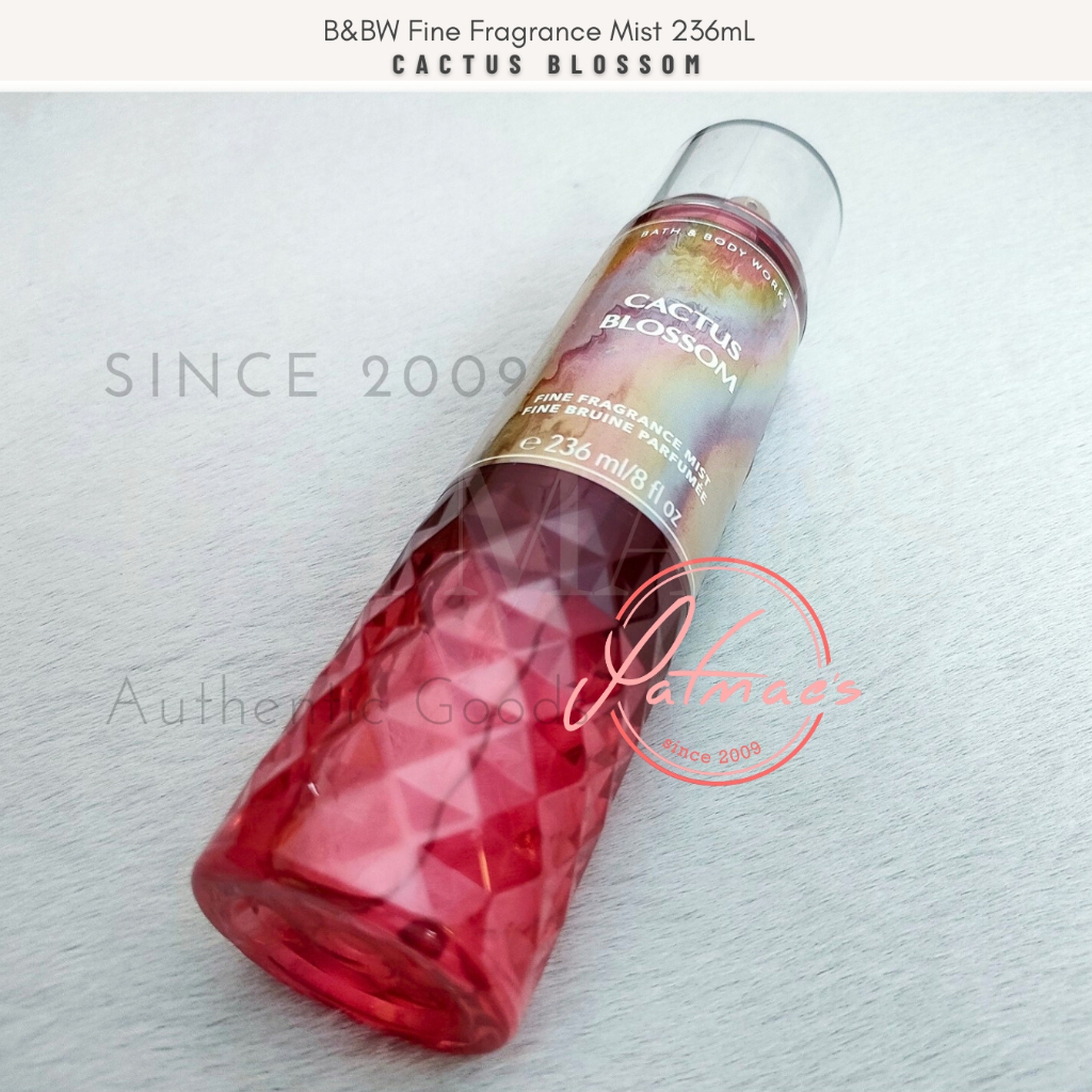 PmBath And Body Works Cactus Blossom Fragrance Mist 236mL Sold Each