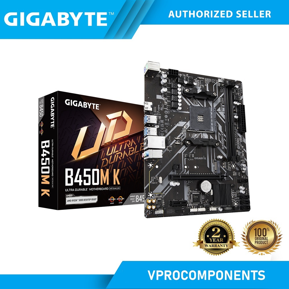 Gigabyte B M K Amd B Chipset Amd B Ultra Durable Motherboard