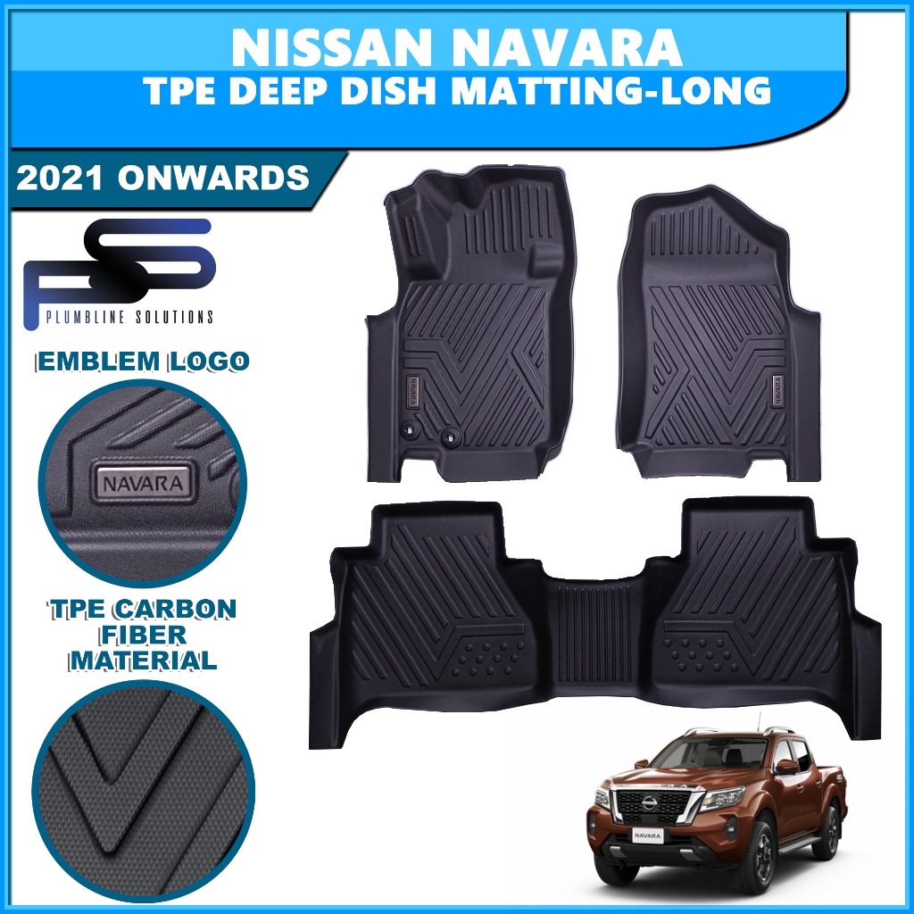 Deep Dish Matting Tpe For Nissan Navara Vl El Calibre Onwards