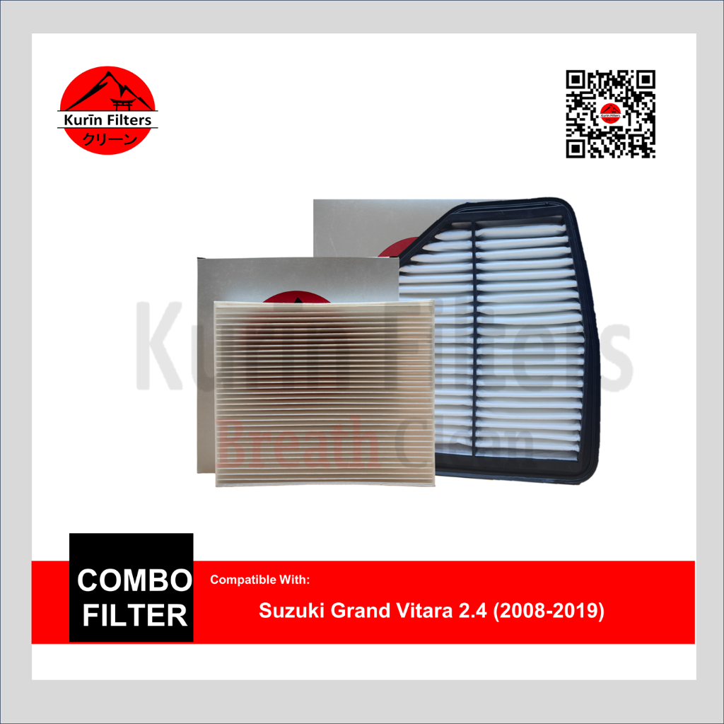 Kurin Combo Filters Air Cabin For Suzuki Grand Vitara