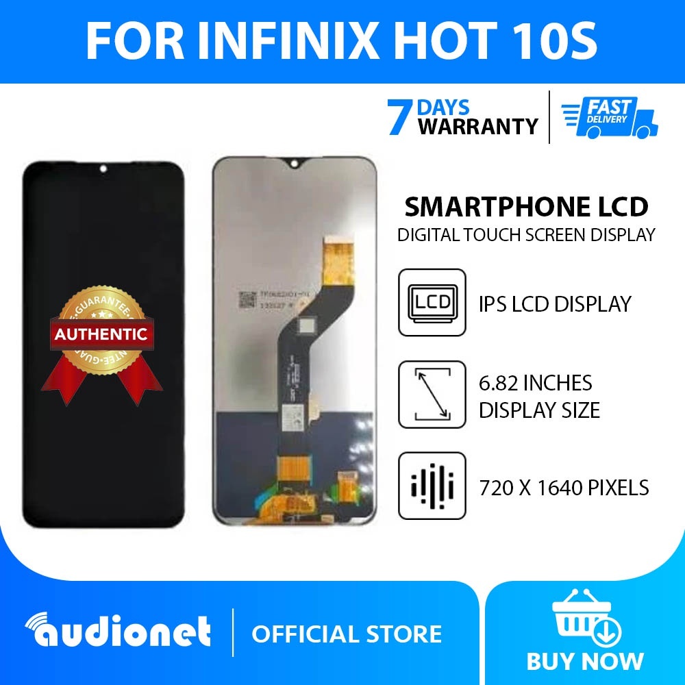 Smartphone LCD For Infinix Hot S Digital Touch Screen Display Frame