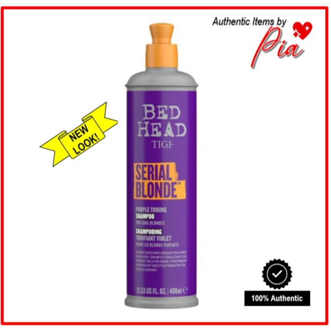 TIGI Bed Head Dumb Blonde Purple Toning Shampoo 400mL NEW IMPROVED