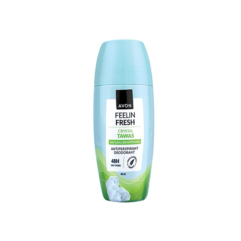 Avon Feelin Fresh Natural Brightening Crystal Tawas Roll On Deodorant