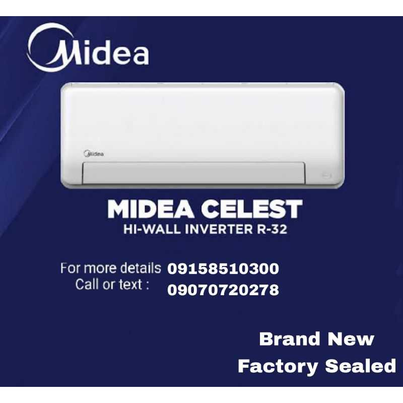 Midea Hp Celest Inverter Split Type Airconditioner Shopee Philippines