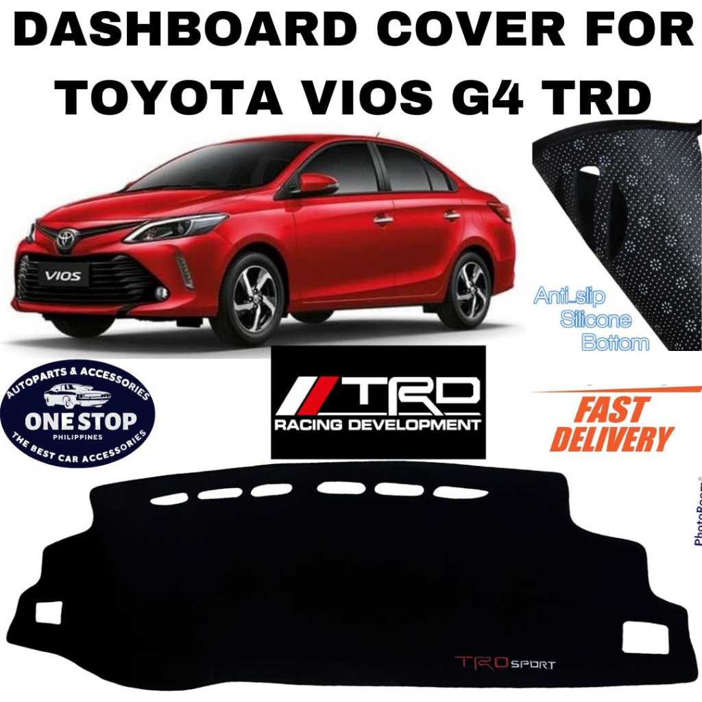 New Model Trd Sport Logo Dashboard Cover Toyota Vios Gen To