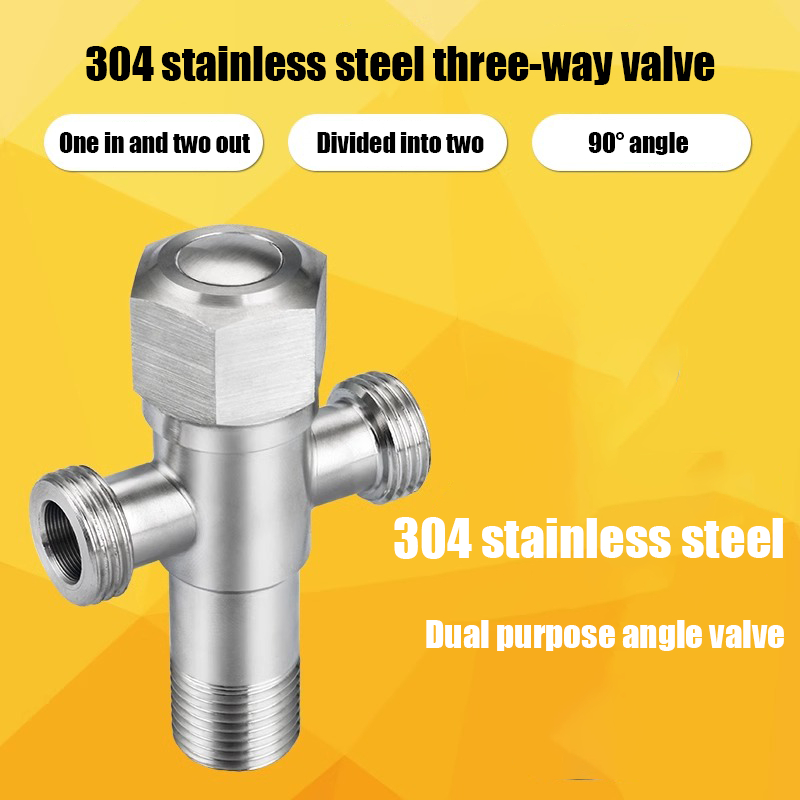 Best Stainless Steel Two Way Angle Valve Degree Toilet Angle