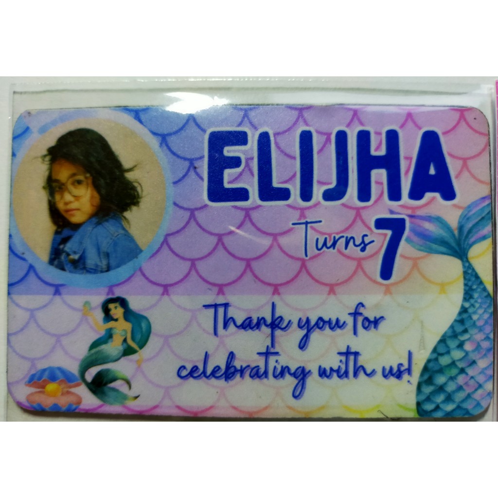 Customized Ref Magnet Souvenirs W Free Layout Birthday Christening